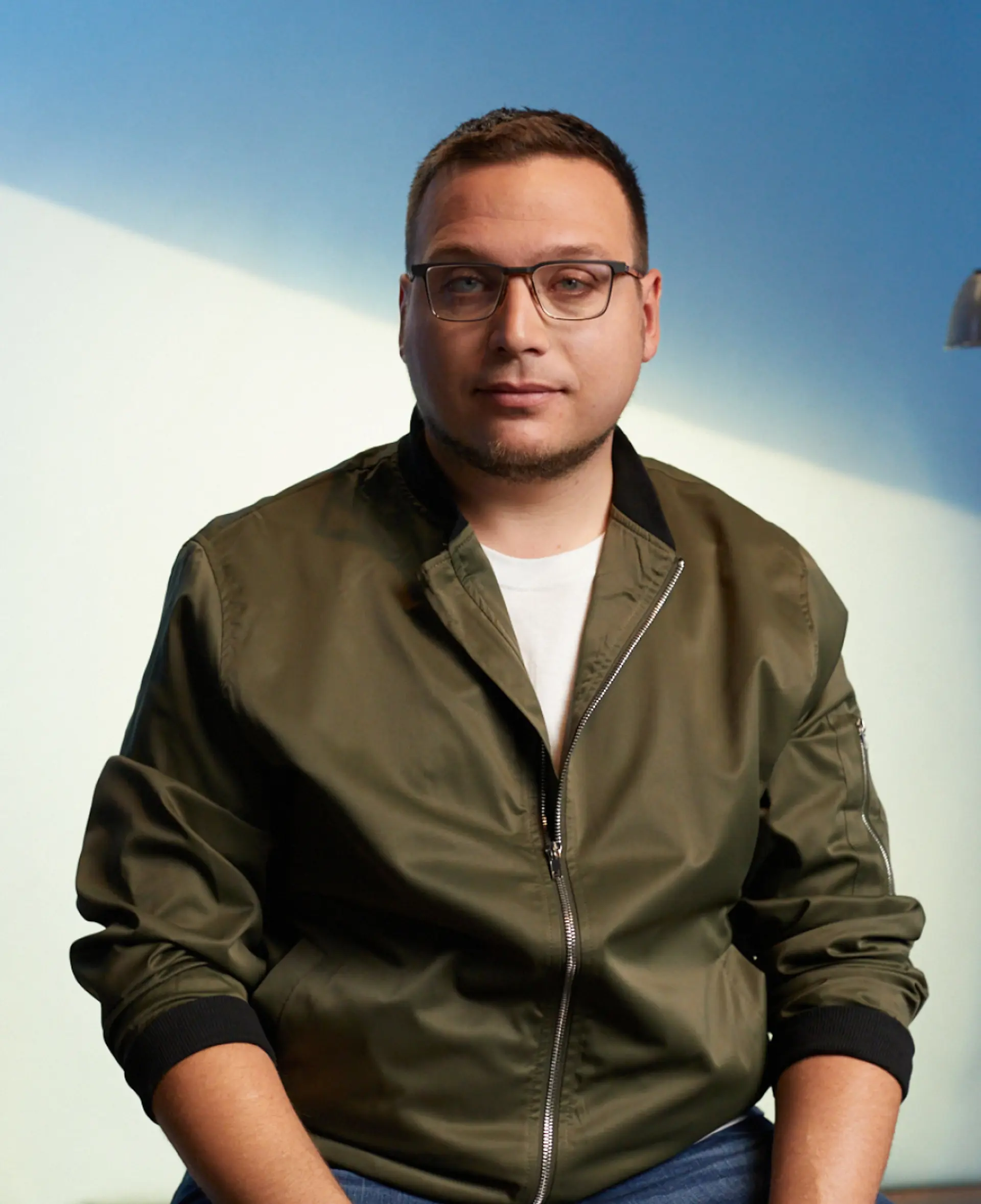 Man with glasses